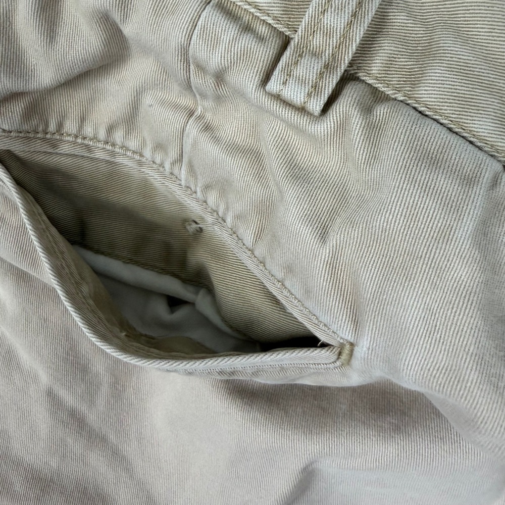 Vintage Polo Ralph Lauren Prospect Shorts Mens 34 Tan Golf Old Money Chino Twill - Picture 13 of 16